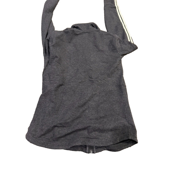 Lauren Ralph Lauren Women's Gray Side Stripe Turtleneck Full Zip Jacket Size S - Picture 2 of 3